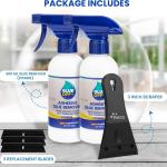 Perco Glue Off hesive Remover - Set of 2 10 fl. oz with Scraper | Glue Remover Spray Effortlessly Erase hesive Hassles & Car Stickers - for Label Sticker Residue