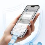 MFi Certified 256GB iPhone Flash Drive, Photo Stick Memory Stick for iPhone iP, USB Thumb Drive for Photos Videos Transfer & Backup, External Storage Compatible for iPhone/Android/PC/Mac (Blue)