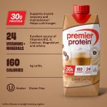 Premier Protein Shake, Café Latte, 30g Protein, No ded Sugar, 24 Vitamins & Minerals to Support Immune Health, 11 fl oz, 12 Pack (Packaging May Vary)