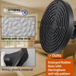 Door Security Bar for Home & Travel - 21-52" justable Heavy Duty Anti-Burglar Door Stopper Stick,Anti-Slip Base for Front, Patio, Sliding Window,Hotel,Apartment - Women,Travelers Essentials