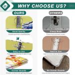 EYROZILL 2 Inch 3 Ring Binders with clipboard for Letter-Size 11" x 8.5" Three Ring Binder with 5-Tab Dividers and File Folder Labels for School Class Office Supplies, Season Tree