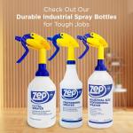 ZEP Professional Sprayer Bottle - 32 oz (Pack of 3) - HDPRO1 - Versatile justable Nozzle Spray Bottles with a Fine Mist or Powerful Spray, Refillable for Diluted Concentrate