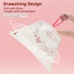 4 Gallon Small Trash Bags Drawstring,4 Gal Trash Can Liners,Small Bathroom Garbage Bags Scented,Tear Resistant Garbage Bags,50 Count Trash-Can-Liners (Lily Butterfly)