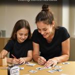 Memoking Mini Printer - Sticker Printer T02 Portable Thermal Inkless Sticker Maker Machine, Bluetooth Pocket Labeler for Study Graphics, Anatomical Diagrams, Photos, Receipts, DIY,Gift