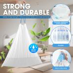 Small Trash Bags 2-4 Gallon, 500 Count Super Value Bulk Drawstring Garbage Bags, Mini Plastic Trash Bags for Bathroom, Office, Bedroom, Wastebasket Trash Can Liners