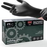 PACIFIC PPE 6-mil Heavy Duty Black Nitrile Gloves, Chemical Resistant, Food Safe, Latex Free Disposable Gloves for Mechanic, Cooking, and Cleaning, 100PCs, XL