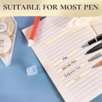 100 Feet Long Beige Correction Tape, Smooth Glide, No Residue, Quick Dry, Perfect for School, Office Supplies, Crafting, Note Taking, Journaling (2 Pack)