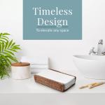 Reli. Bathroom Napkins Guest Disposable (60 Pack) Linen-Feel Guest Towels 12" x 15.75" | Cloth-Like Restroom Napkins | Paper Hand Towels for Bathroom, Kitchen, Dinner | White, Soft Absorbent