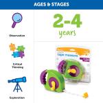 Learning Resources Simple Tape Measure - Kids Construction Toys, Preschool Activities, Pretend Play for Toddlers , Height Measurement Counting Tool, Fine Motor Skills, Homeschool