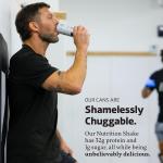 Slate Milk - High Protein Nutrition Shake - Milk Chocolate - 32g Protein, 1g Sugar, 150 Calories, 2g Net Carbs - Lactose Free - No ded Sugar - Breakfast Boost, Post Workout - 11 fl oz, 12 Cans