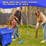 Premium leaf bags - Yard Waste Bags - Heavy Duty Lawn and Leaf Bags for Efficient Outdoor Waste Management,Moving & More(Two Blue Bags)