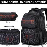JIANYA School Backpack for Boys and Girls Elementary Children's School Bag Kids Backpack with Lunch Box