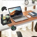 Multifunctional Pen Holder and Organizer for Desk with Wireless Charger, Digital Indoor Thermometer and Humidity Gauge, Home Office Organizers and Storage (Battery Included)