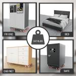 Furniture Dolly,Furniture Movers with 5 Wheels,Carbon Steel Panel Heavy Duty Dolly,Furniture Lifter with 5 360° Rotatable Rubber Universal Wheels,Maximum Lo 3474LBS