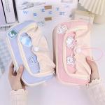 Large Pencil Pouch Big Pencil Case Big Capacity Aesthetic Pen Cosmetic Bag Pen Stationery Organizer Simple, College Office Home Travel Storage Bag (Black)