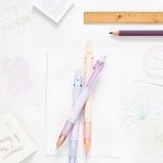 1Pc Random Mechanical Pencil 0.7mm Automatic Pencils Propelling Pencil Cute Pencils Eraser Top Writing Stationery Office Supplies Writing and Correction Supplies(0.7mm)