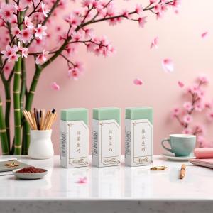 3 Pcs Green Eraser Standard Pencil Erasers Traceless Matcha Green Eraser Creative Pencil Erasers,Crumbless Wiping Tools Correction Supplies,4B Art Erasers,Correction Products,Office Products Erasers