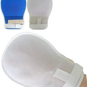 Lmaray Dementia Restraint Gloves 2 Pack, Breathable Anti Scratch Mitts for Elderly Patients, Safety Control Gloves for ults