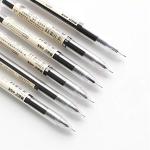 BEMLP Gel Ink Pen Japanese Style Liquid Ink Rollerball Pens Quick Drying 0.35mm Ultra Fine Point Ballpoint Maker Pen Premium for Office School Stationery Supply,12 Pcs/Set, Black