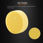 Polishing P, 50pcs 3 inch(80 mm) Sponge Buffing Ps, Foam Polishing P Kit for Car Sanding, Polishing and Waxing