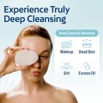 HartFelt [10 Pack] Regular Exfoliating Facial Sponge for Face - Daily Cleansing Scrubber - Buf Dirt Away with Puf Styled Reusable Face Ps for Removing Makeup, Dirt, and De Skin - Me in USA