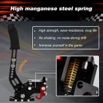 64 Bit USB PC Handbrake, Sim Handbrake is used for PC simulation racing games, compatible with G29/G920/T300/T500/T150, and applicable to games：DiRTRally/DiRT4/Project CARS/DRIVECLUB/Asset to Corsa/WR