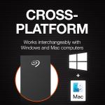 Seagate One Touch Hub 18TB External Hard Drive Desktop HDD – USB-C and USB 3.0 port, for Computer ,Workstation PC Laptop Mac (STLC18000400)