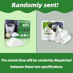 4 Gallon Small Trash Bags 105 Count Tear & Leak Resistant Small Garbage Bags For Bathroom White Trash Can Liners - 40% Thicker competitor brands roll bags