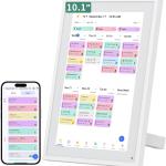 Smart Digital Calendar, 10.1" HD Smart Touch Screen Home Interactive Electron Calender WiFi Planner,Meal Schedule, Duty Chart,Achievement Rewards- Built-in Digital Photo Frame Function