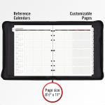 AT-A-GLANCE Day Runner Deco Slim Profile Starter Set, Undated, 3 Rings, Size 5, 8-1/2 x 11", Black (207-0386)