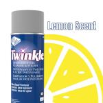 Diversey 991224 Twinkle Stainless Steel Cleaner & Polish, Removes Tarnish from Brass, Aluminum & Chrome, Lemon Scent, Aerosol Spray, 17-Ounce