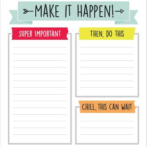 Carson Dellosa Aim High Notep, 50 Sheet Note P With Lined Paper, To Do List, Checklist, Classroom Organization Stationary, Desk Accessories and Office Supplies