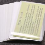 ONLYKXY 2.5x3.7-Inches Transparent Universal Thermal Laminating Sheets Pouches Premium Films for Laminator Machine - Photo Paper Files Card Picture for Office 100Pcs