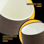 RACETOP 16 oz Disposable Coffee Cups with Lids 100 Pack, Coffee Colored Paper Coffee Cups with Lids, To Go Cup with Lid