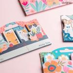 Karma, 100 Sticky Paper Tabs, Cute Page Markers, Sticky Index Tabs, Colorful Annotation Sticky Tabs, Mushrooms