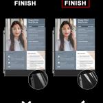 Sheet Protectors 8.5 x11 Inch, 100 Pack Page Protectors for 3 Ring Binder, Top Loing Plastic Sleeves with Reinforced 3-Hole Punch for Binders, Letter Size, for Documents and Photos, Office Supplies.