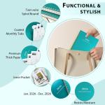 Ymumuda 2026 Planner, Daily Weekly and Monthly Planner，Jan 2026 - Dec 2026, 8.4" x 6.3", 2026 Calendar Planner Book with Tabs, Spiral Notebook with Inner Pocket for Office Home School Supplies