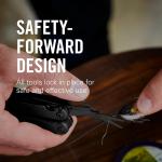 LEATHERMAN, Wave+, 18-in-1 Full-Size, Versatile Multi-tool for DIY, Home, Garden, Outdoors or Everyday Carry (EDC), Black