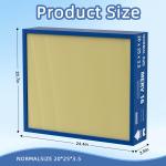 GAPCCCAR2025 Pet Care Filter Replacement Compatible with Bryant/Carrier Infinity MERV 16 Air Cleaner Purifier Cartridge GAPBBCAR2025/GAPCCCAR2025, 20" x 25"(actual size: 24.4" x 20.7" x 3.5"）