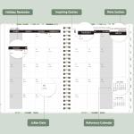 Planner 2025-2026, Weekly and Monthly Calendar Acemic Planner (July 2025 - June 2026), Hardcover Teacher School Student Agenda with Tabs, Ideal for School Office Supplies, A5 (6.3" x 8.5")