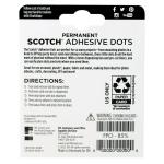 Scotch hesive Dots, Medium, 0.3 inches, 300 Dots/Pack, Easy Dispensing, Permanent, Photo-Safe, 1-Pack
