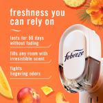 Febreze Plug In Air Freshener, Odor-Fighting Scented Oil Refill, Air Fresheners for Home and Bathroom and Kitchen, Long Lasting for Strong Odors, Hawaiian Aloha Scent, 0.87oz Refills, 3 Count