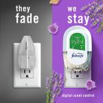 Febreze Odor-Fighting Fe Defy PLUG Air Freshener,Downy April Fresh, Mediterranean Lavender, .87 fl. oz. Oil Refills, 4 Refills (2 of Each)