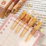 6 Pcs Cartoon Retractable Pens Gel Ink Pens Cute Capybara Pen 0.5mm Black Ink Writing Pen Office School Supplies for Women Girls (Capybara)