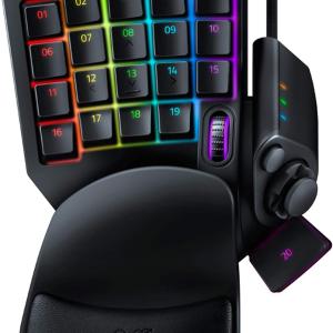 Razer Tartarus V2 Gaming Keyp: Mecha Membrane Key Switches - One Handed Keyboard - 32 Programmable Keys - Customizable Chroma RGB Lighting - Programmable Macros - Snap Tap - Black