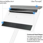 Baseboard Cleaner Tool with Handle, DELUX Baseboard Cleaner with Extendable Long Handle, 4 Reusable Cleaning Ps Wall Cleaner for Baseboards Cleaning, Ceiling, Wall, Floor, Shower Bathroom Kitchen