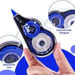 Correction Tape, 10 Pack Correction Tape Easy To Use Applicator for Instant Corrections, 39 ft Each for Study Supplies and Office Products (Blue)