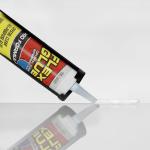 Flex Glue, Super Strong, Rubberized Waterproof hesive, Works Underwater, Use on Pools, Showers, Outdoors, Concrete, Brick, Pavers, UV Resistant, 9 oz Cartridge, Clear, 1-Pack
