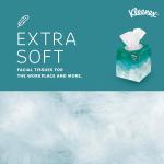 Kleenex Professional Facial Tissue, Bulk (21270), 2-Ply, White, Upright Cube Boxed Format, Designed for Business (90 Tissues/Box, 36 Boxes, 3,240 Sheets/Case)