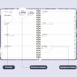 Acemic Planner 2025-2026, Weekly and Monthly Agenda Planner, Daily Calendar Planning Notebook (July 2025 - June 2026), School Teacher Student Supplies, A5 (6.2" x 8.5")